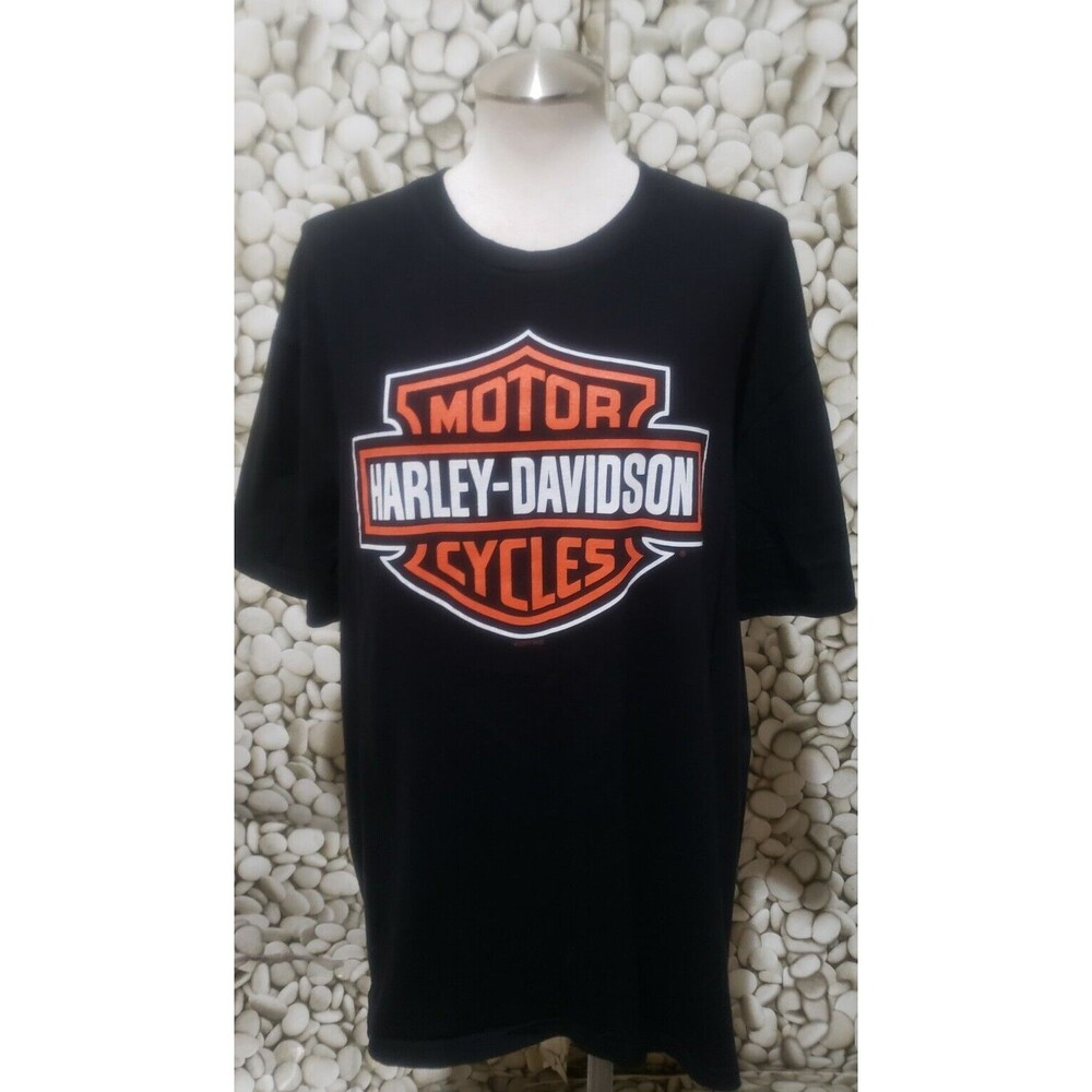 Harley Davidson Gruene New Braunfels Texas Black Short Sleeve Shirt Size X Large